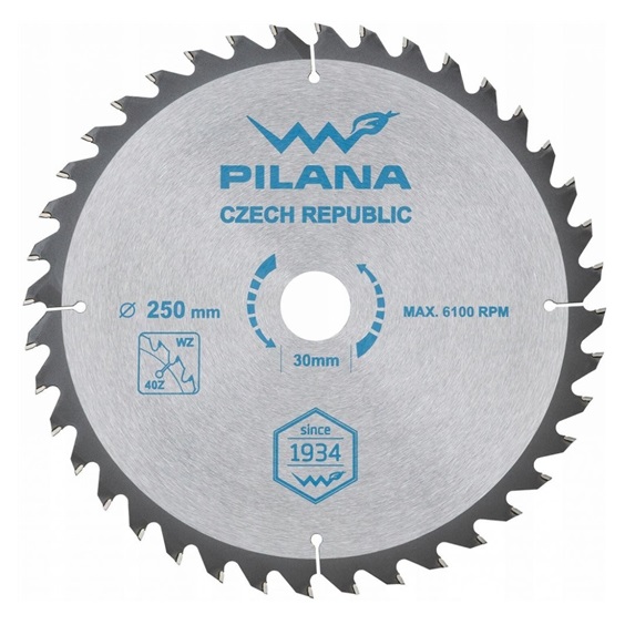 Kotouč pilový SK 5255 WZ 250x2,4x30 z40 PILANA