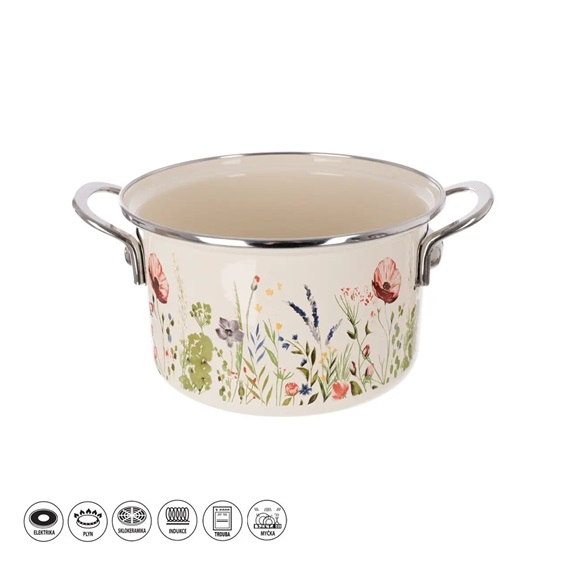 Hrnec smalt MÁK Lem 6,5 l
