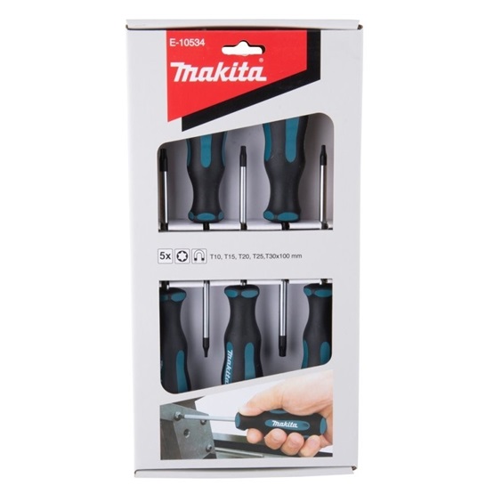 Sada šroubováků 5ks ( 5ks Torx) Makita E-10534