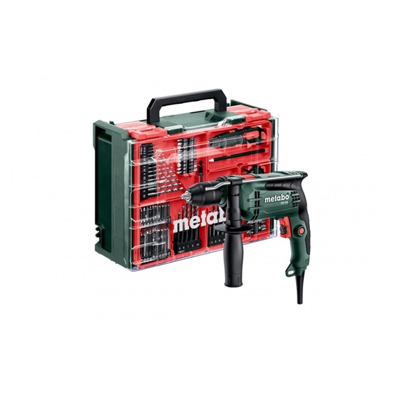 Vrtačka příklepová SBE 650 Set  600742710 METABO 78 dílná
