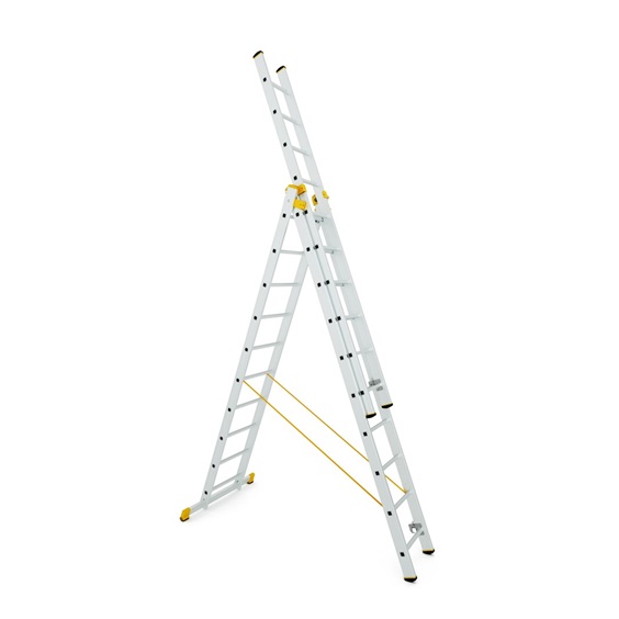 Žebřík trojdílný univerzální 8610 AL 695cm/PROFI/3x10 příček