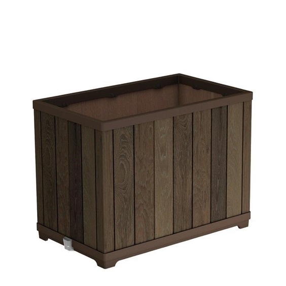 Květináč Keter Deco Rectangle Tall walnut