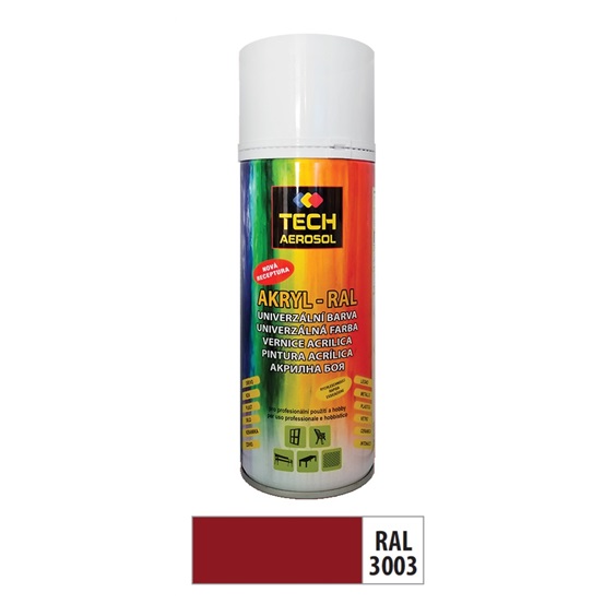 Sprej akr.RAL 3003  400ml rubínová