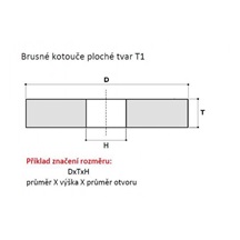 Kotouč brusný 150x20x20 C49  240J10V 412368489.09
