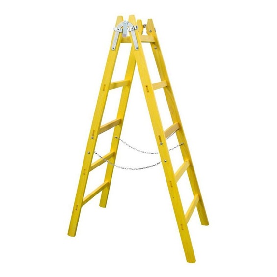 Žebřík dvojitý  8př.malíř 276cm/háček/roz.33cm