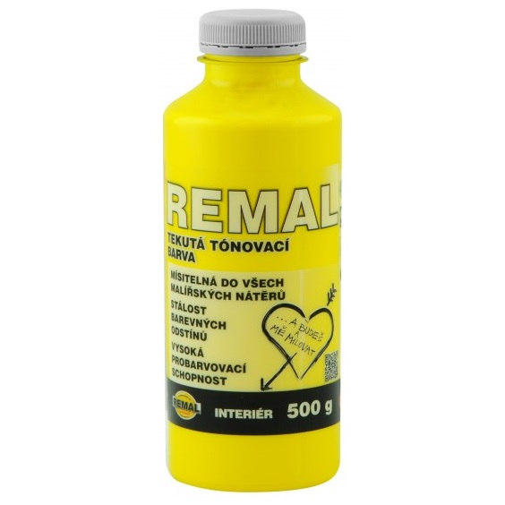 Barva COLOR Line ton.500g žlutá REMAL