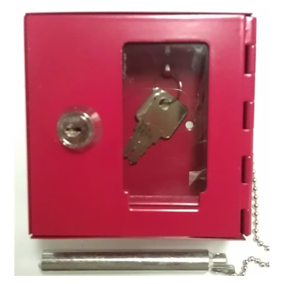 Krabička požární  TS.1010.G  červená 100x100x40 2klíče