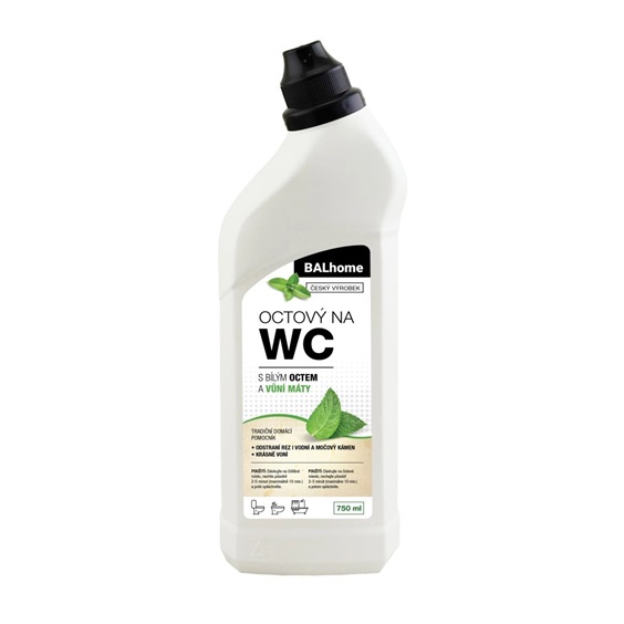 Octový čistič na toalety s vůní máty 750 ml