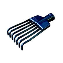 Hrábě vějířové PVC 7zubé úzké bez násady