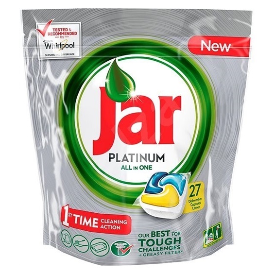 Kapsle do myčky JAR Platinum Plus All in One, 75 ks