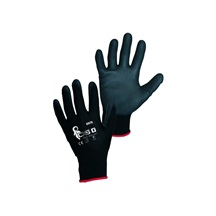 Rukavice nylon černé vel.9 BRITA