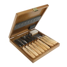Sada řezbářských dlát dřevěná kazeta 8948 13  WOOD LINE STANDARD