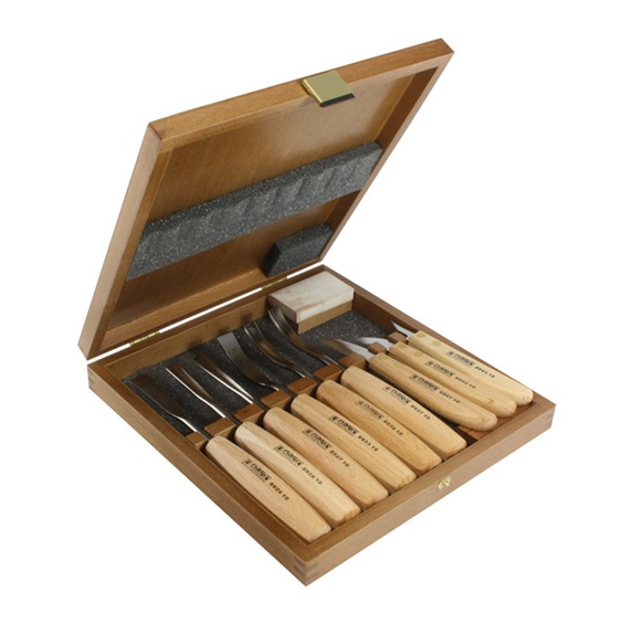 Sada řezbářských dlát dřevěná kazeta 8948 13  WOOD LINE STANDARD