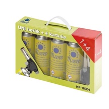 Hořák UNI 1kW 360st.+4 kartuše