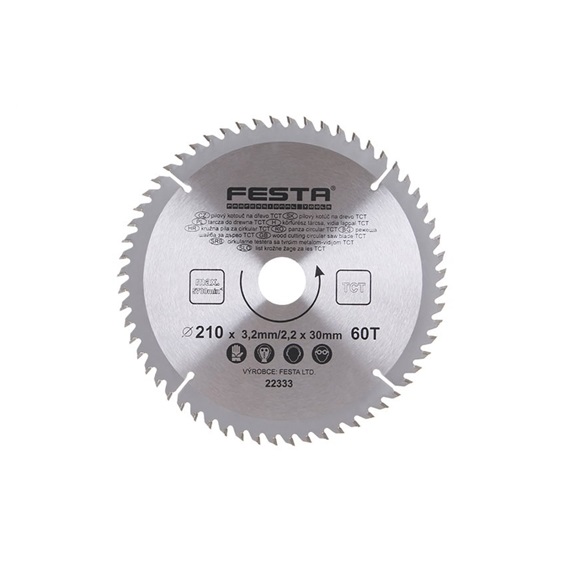 Kotouč pilový SK 210mm/30/60z