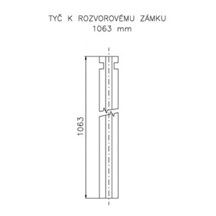 Tyč rozvorová 1700-2200