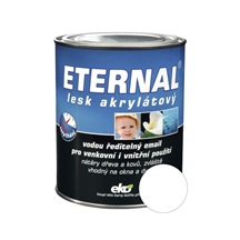 Eternal lesk akrylátový vrchní barva na dřevo a kov, Ral 9003 bílá, 700 g