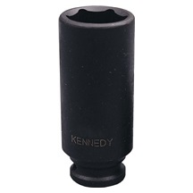 Hlavice rázová prodloužená 1/2" 22 DIN 3129