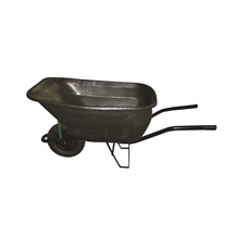Kolečko hospodářské  180l PVC plné kolo-složené/100kg černé plast korba