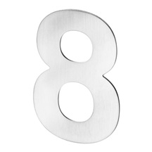 Číslo fasádní 8      nerez   výška číslice 12cm