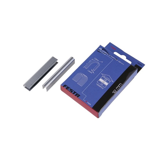 Spony EXTRA 12mm/1000ksTW oblé pro kladivo