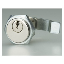 Zámek lamelový 2039     Ni s kryt.M27x1/tl.21mm   3klíče