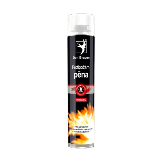 Pěna protipož.pist. 750ml RP červená