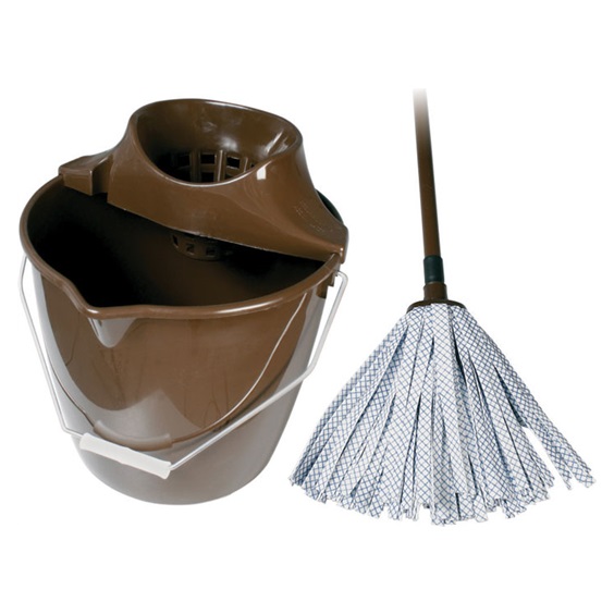 MOP souprava velké pásky hnědý