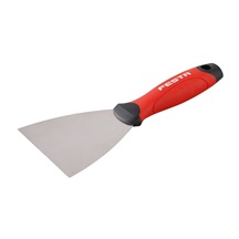 Stěrka nerez s gumovou ručkou  80mm
