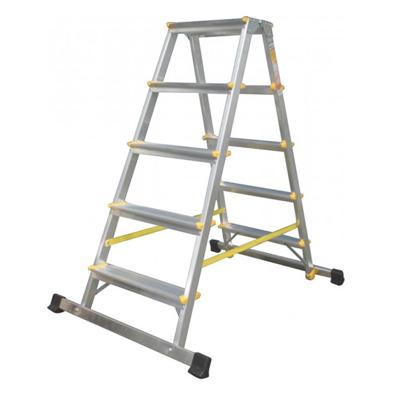 Schůdky AL 3 příčky oboustranné 3923 +stabilizátor