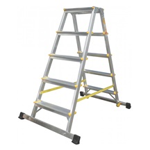 Schůdky AL 6 příček oboustranné 3926 +stabilizátor