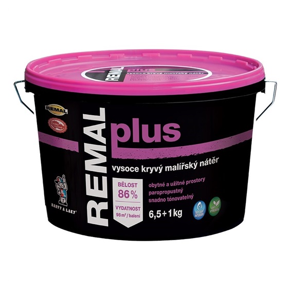 Remal Plus vysoce kryvá malířská barva, 6,5+1 kg